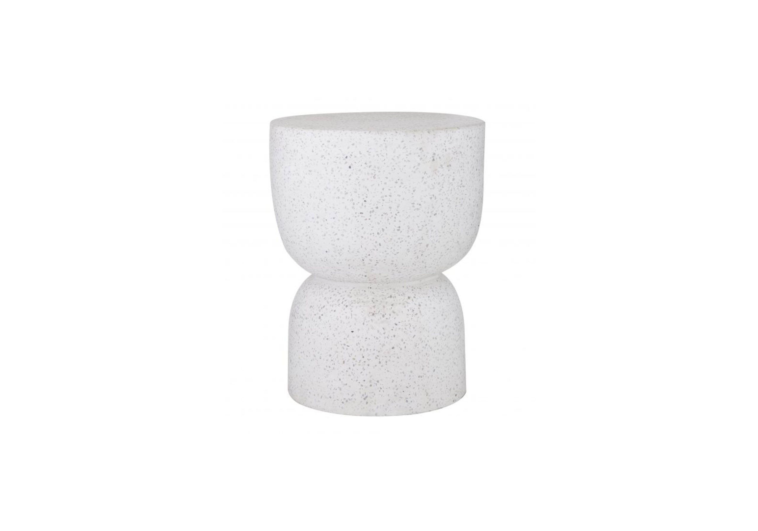 Table d'appoint Kaia - Blanc/Terrazzo