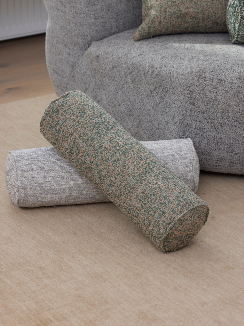 Coussin Traversin Koba Boucle Gris