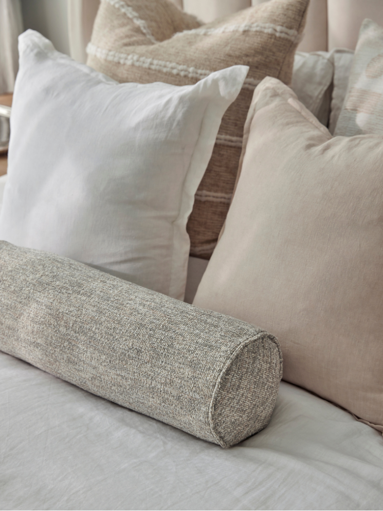 Coussin Traversin Koba Boucle Gris