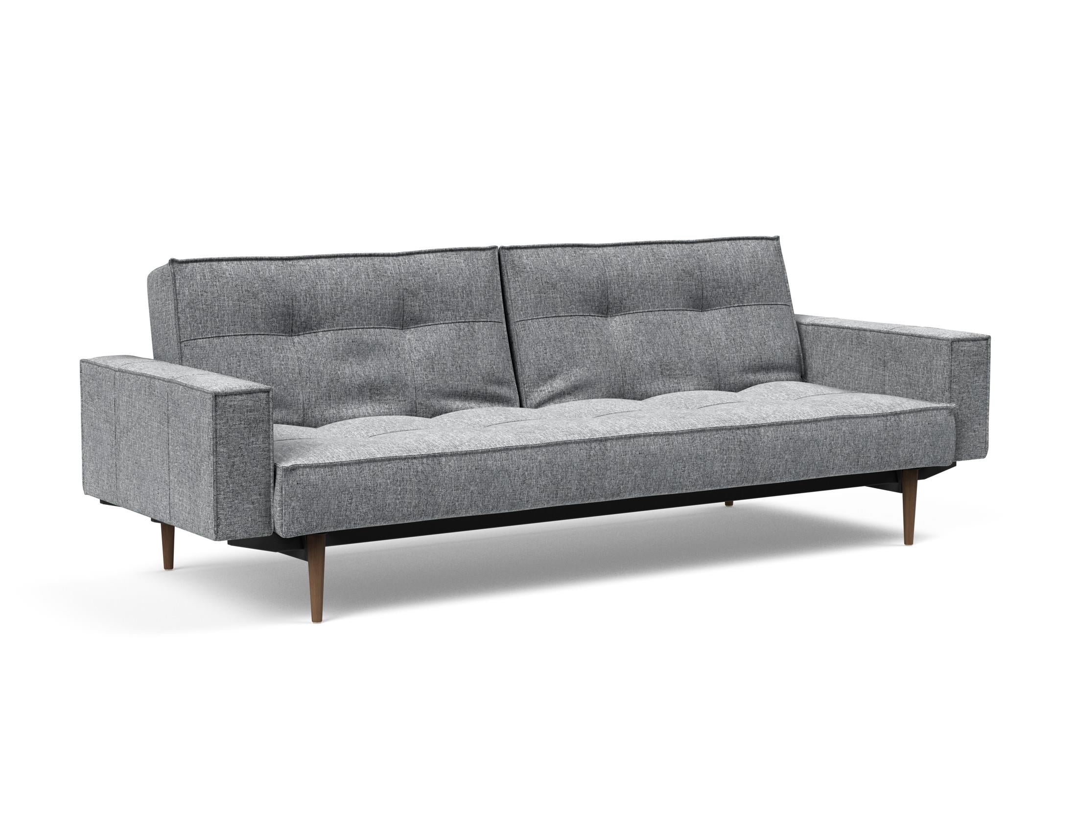 Bras en tissu à dossier fendu