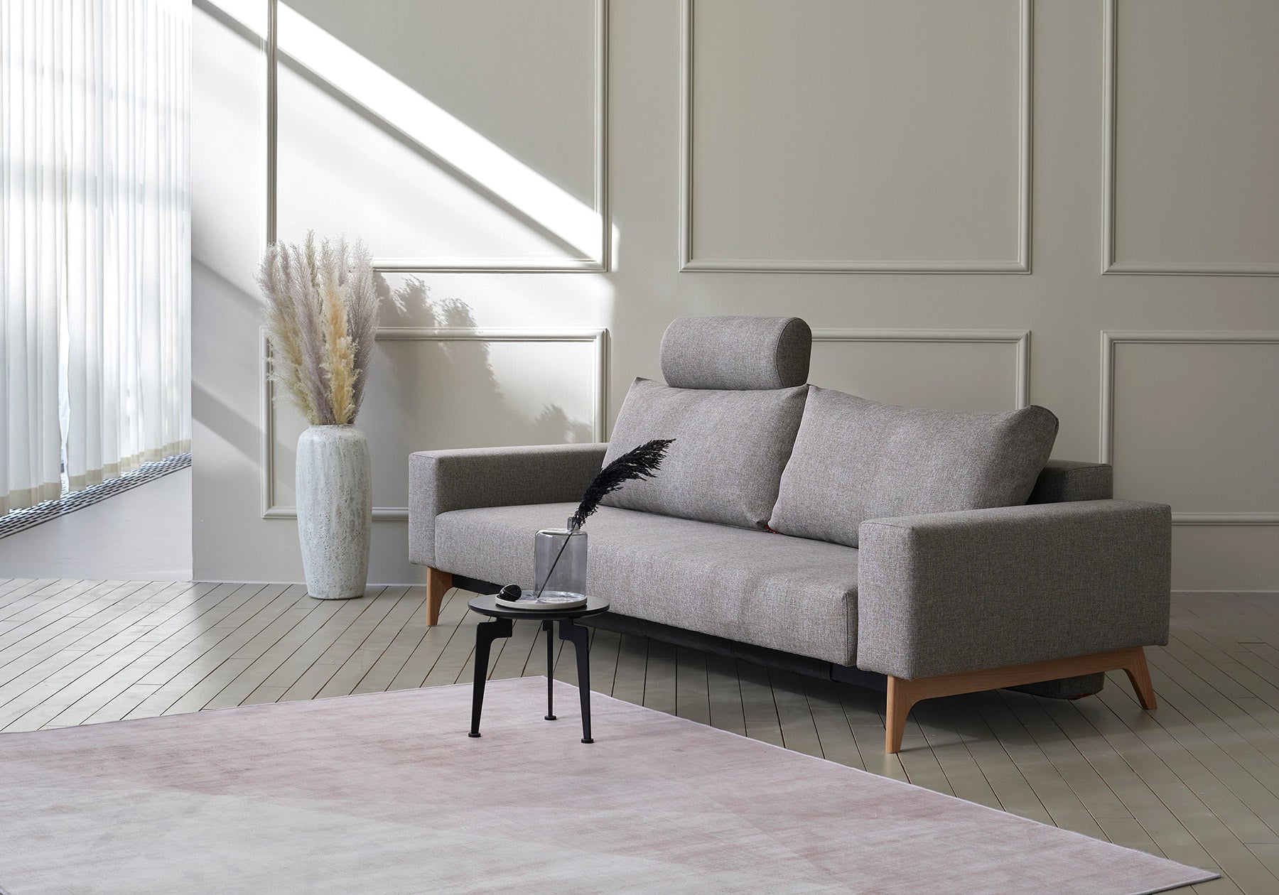 Appui-tête rabattable