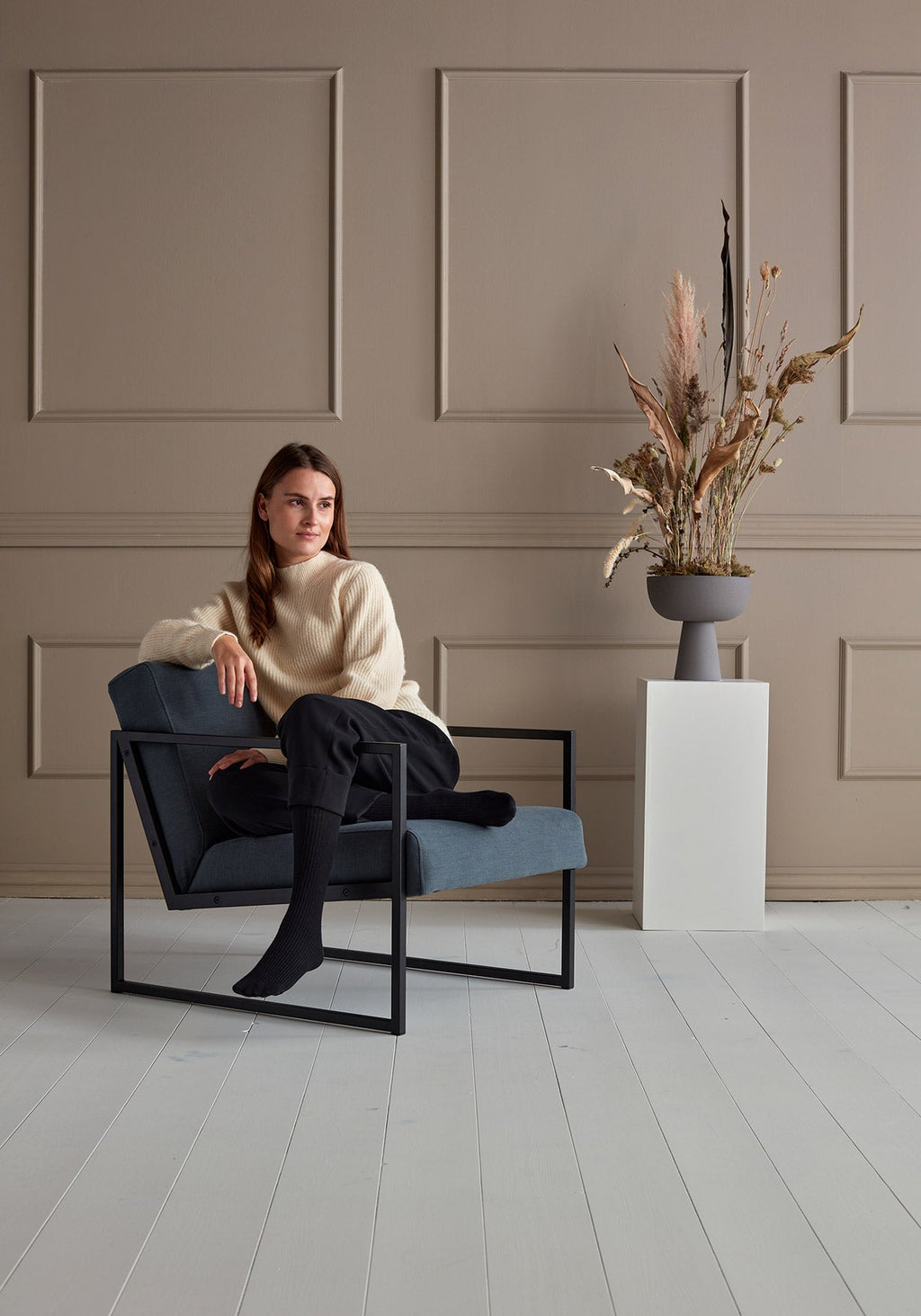 Chaise Vikko avec accoudoirs