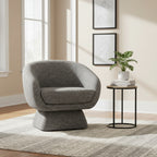 Fauteuil pivotant Lucca - Gris