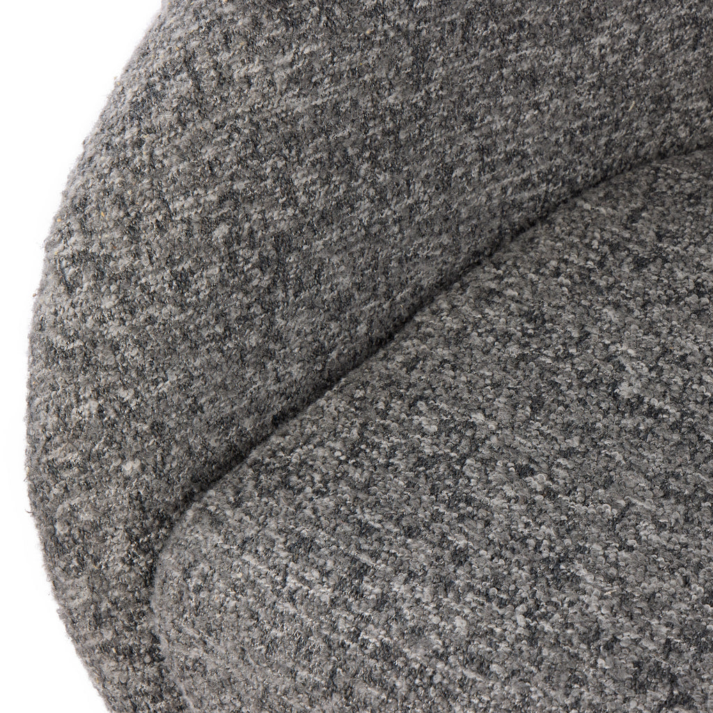 Fauteuil pivotant Lucca - Gris