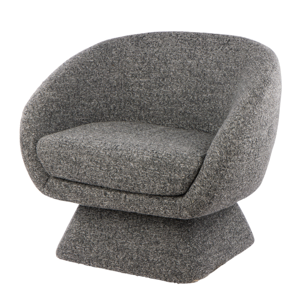Fauteuil pivotant Lucca - Gris