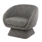 Fauteuil pivotant Lucca - Gris