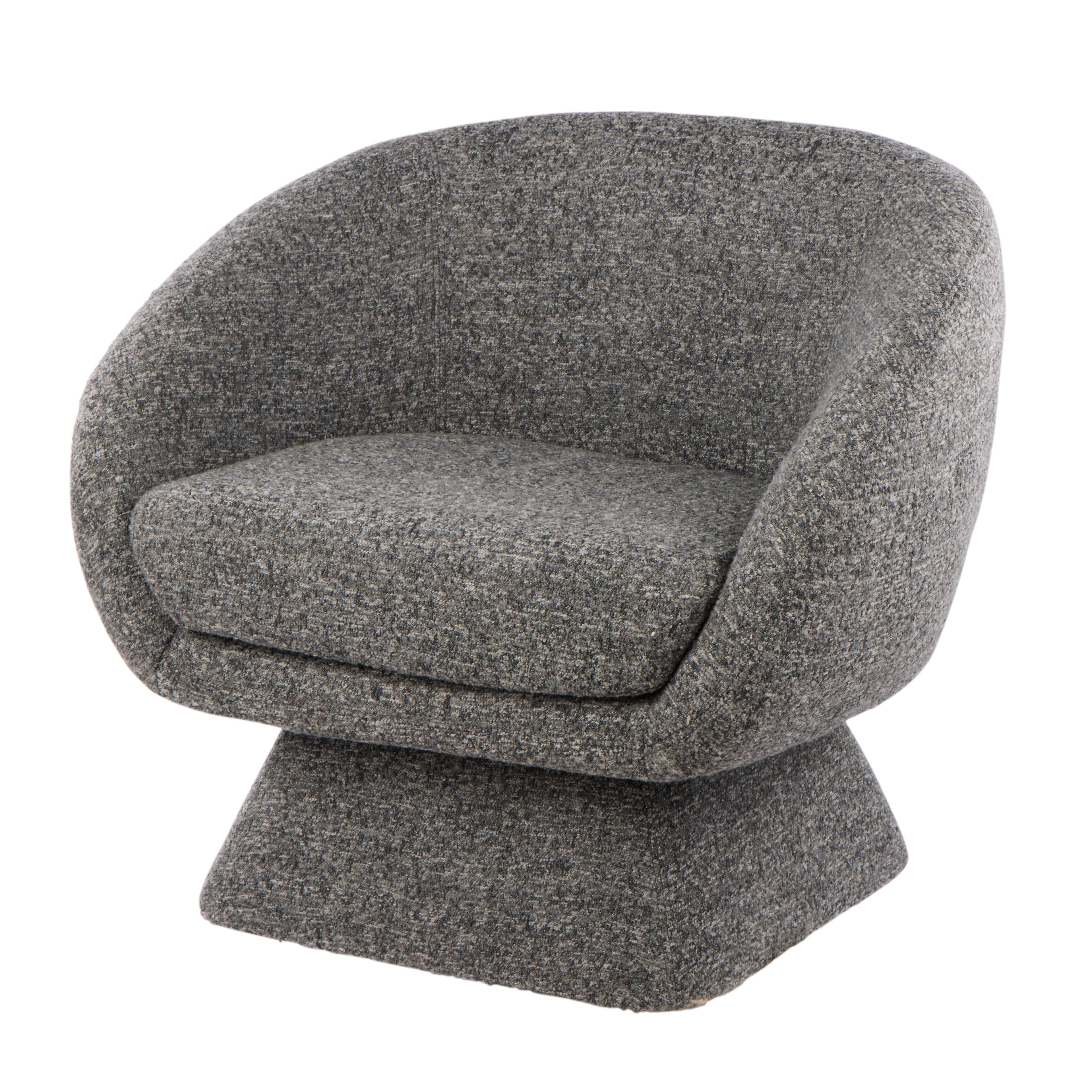 Fauteuil pivotant Lucca - Gris
