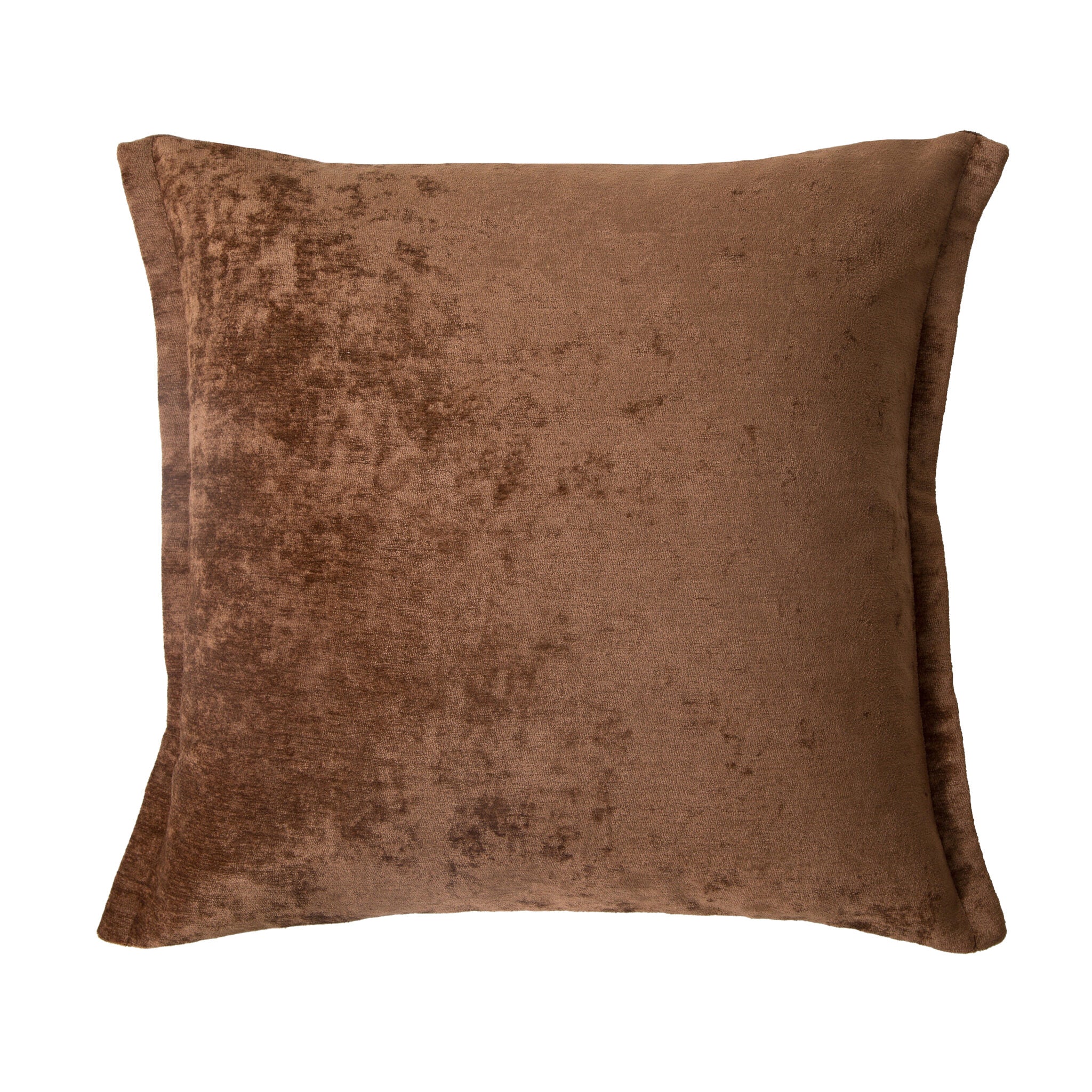 Coussin en velours - Marron 60x60
