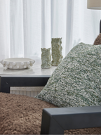 Coussin Koba Boucle Vert Foncé