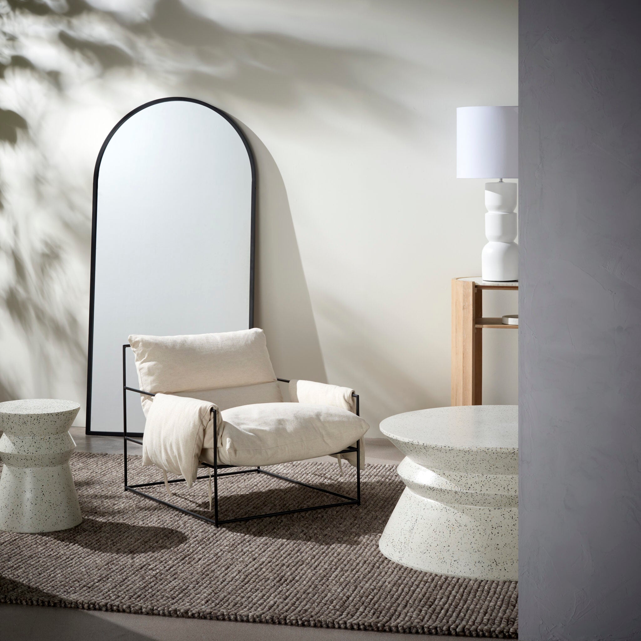 Miroir sur pied Tyce