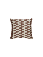 Coussin abstrait Nash Chocolat