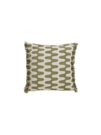 Coussin abstrait vert Nash